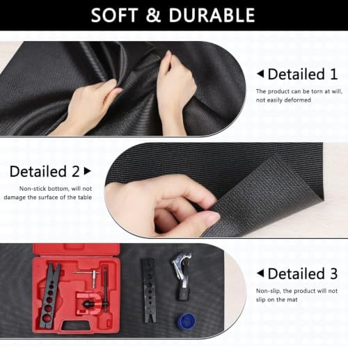 Foam Toolbox Liner Drawer Liner, Non-Slip Shelf Liners 30" W x 264" L Black