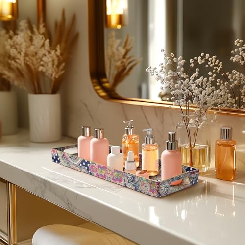 MAONAME Bathroom Vanity for Countertop, Plastic Decorative Trays