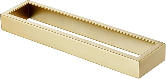 KOKOSIRI Towel Bar Brushed Gold Hand Towel Holder 12 Inch Kitchen Towel Hanger Rack Stainless Steel Bathroom Hardware Wall Mounted, 1 Pack B4008BG-L12