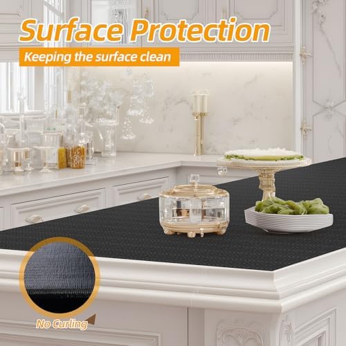 Shelf and Drawer Liner for Kitchen Cabinet Non-Adhesive Non Slip