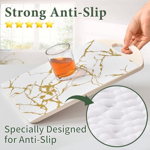 Drawer and Shelf Liner for Kitchen Cabinet Non Slip Waterproof
