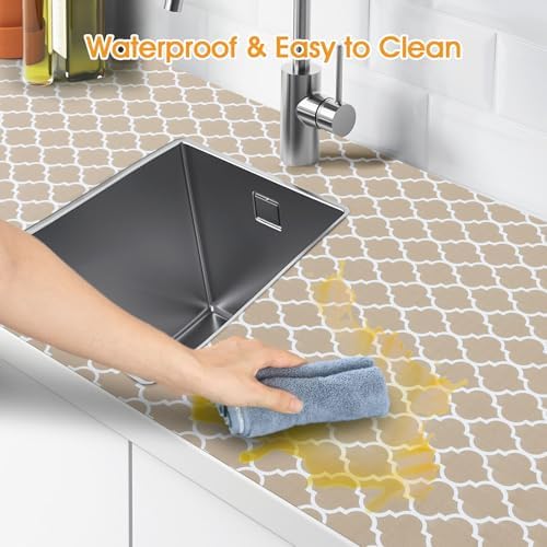 Shelf and Drawer Liner for Kitchen Cabinet Non-Adhesive Non Slip