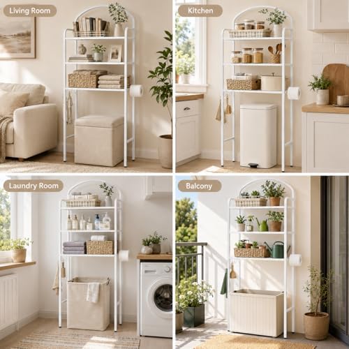3 Tier Over The Toilet Storage Rack, Bathroom Organizer