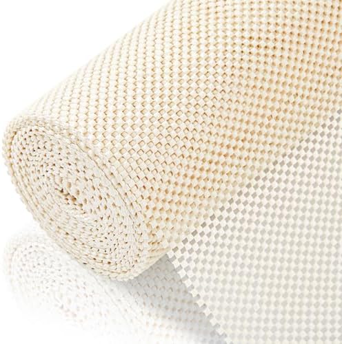 Shelf Liner for Kitchen Cabinets and Drawers, Cream, 18" x 240"