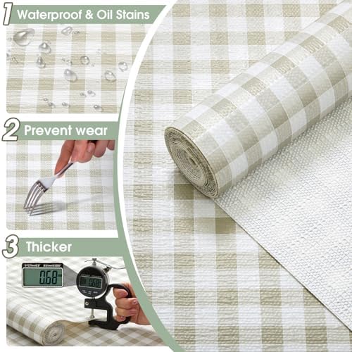 Drawer and Shelf Liner for Kitchen Cabinets, 12IN X 30FT