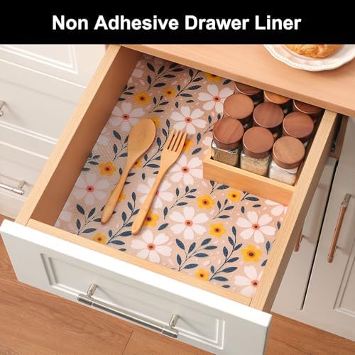 Cooyes Shelf Liner Non-Adhesive EVA Cabinet & Drawer Liner 11.8" x 360"