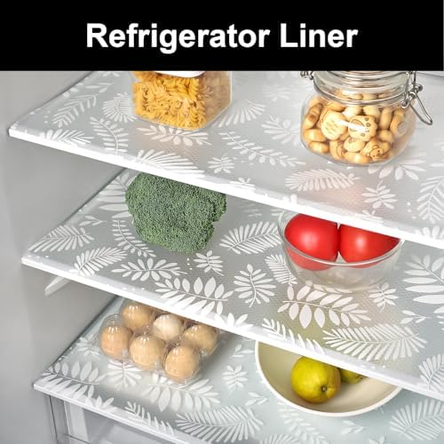 Cooyes Shelf and Drawer Liners for Kitchen Cabinets, Non Adhesive Liner