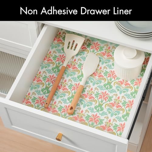 Cooyes Shelf Liner Non-Adhesive EVA Cabinet & Drawer Liner 11.8" x 120"