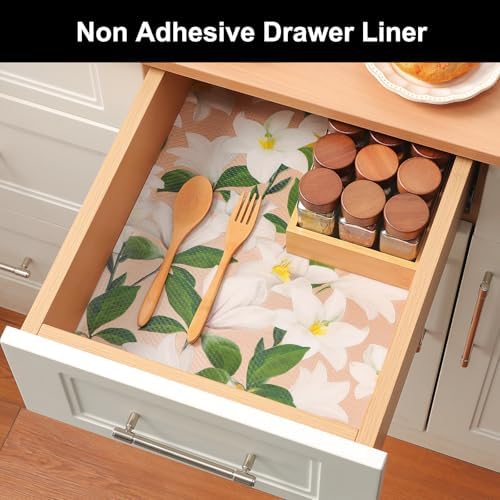 Cooyes Shelf Liner Non-Adhesive EVA Cabinet & Drawer Liner 17.5" x 360"