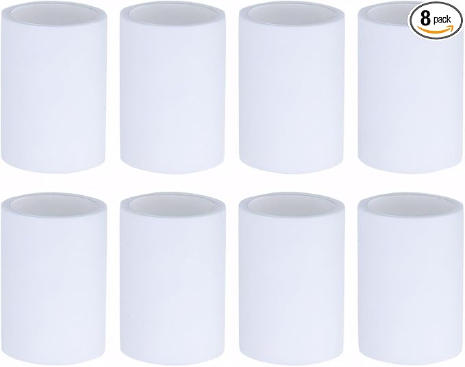 YYKBZ 8 Pcs Faucet Water Filter Replacement Cartridges – PP Cotton Sink Filters, Remove Chlorine, Fluoride, Heavy Metals, Improves Taste, Fits Most Faucet Extenders, for Kitchen & Bathroom