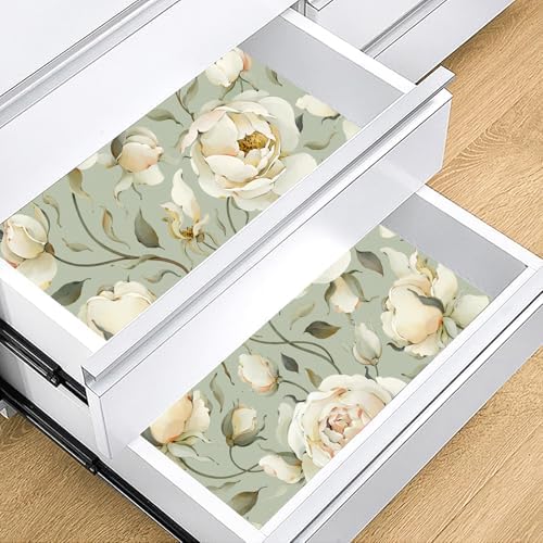 HAOKHOME Cabinet Liner Kitchen Drawer Liners Contact Paper 17.3in x 16.4ft
