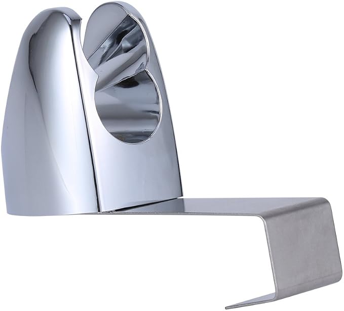 Bidet Sprayer Holder and Shower Head Stand Pack of 2 Wall Mounted Two Position Bracket, Stainless Steel and ABS Reusable for Hand Shower and Toilet