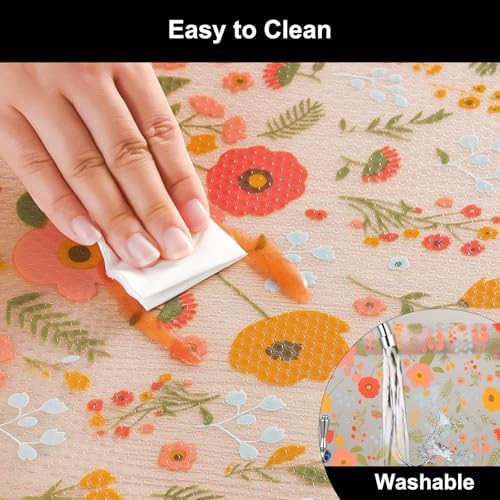 Cooyes Shelf Liner Non-Adhesive EVA Cabinet & Drawer Liner 17.5" x 78.7"