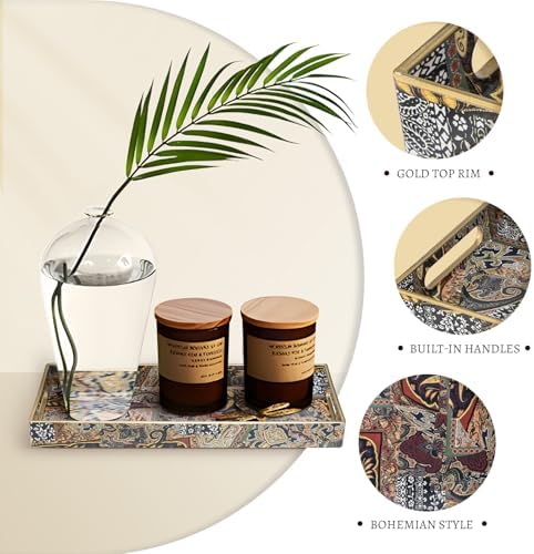 MAONAME Bathroom Vanity for Countertop, Plastic Decorative Trays