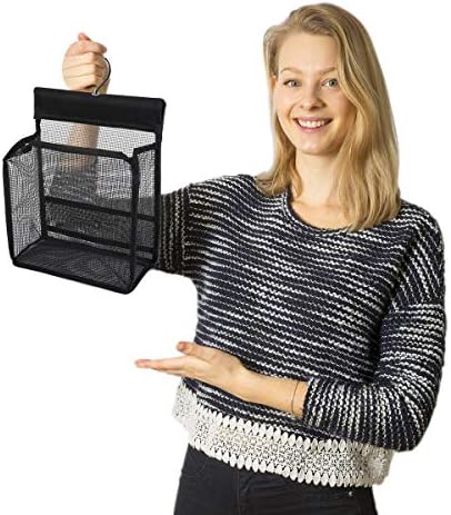 Serial Type Mesh Shower Caddy, Hook Type Mini Storage Basket, Hanging Mesh Fitness Swimming Storage Basket (2)