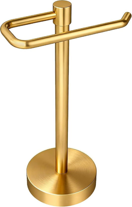 YUMORE Hand Towel Holder Stand Countertop Towel Rack Free Standing Towel Bar Hanger for Bathroom Kitchen