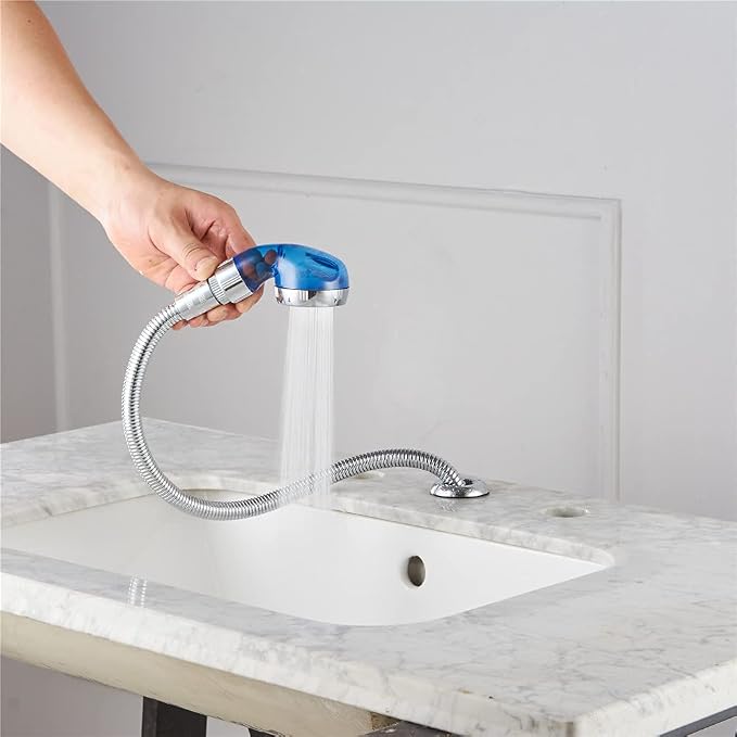 Hair Wash Salon Shampoo Bowl Sink Basin Handheld Spray Head Holder Round Shower Head Sprayer Holder Bracket Shampoo Bowl Faucet Hose Sprayer Holder Chrome