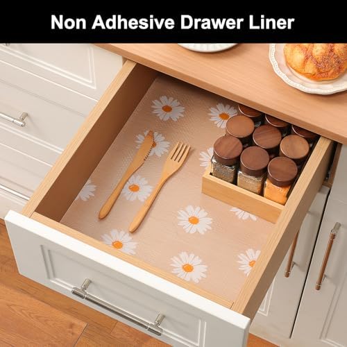 Cooyes Shelf Liner Non-Adhesive EVA Cabinet & Drawer Liner 17.5" x 78.7"