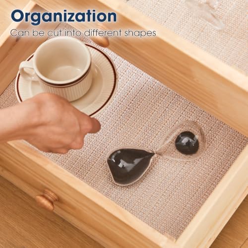 Drawer and Shelf Liner for Kitchen Cabinets, Clear, 12IN X 20FT