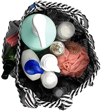 SPINFOX 2 Pack Mesh Shower Caddy Portable, Hanging Bags for Camping Dorm