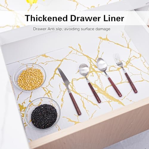 Drawer and Shelf Liner for Kitchen Cabinet Non-Adhesive 18in x 30FT