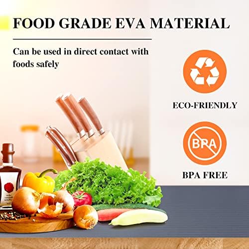 Mcrbeay Shelf Liner Non Adhesive, Washable Cabinet Liners for Shelves