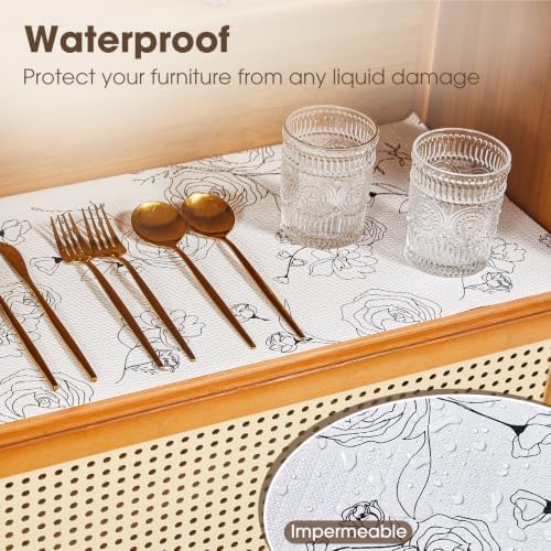 Drawer and Shelf Liner for Kitchen Cabinets, 12IN X 10FT