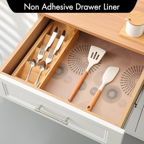 Cooyes Shelf and Drawer Liner for Kitchen Cabinets – Non-Adhesive