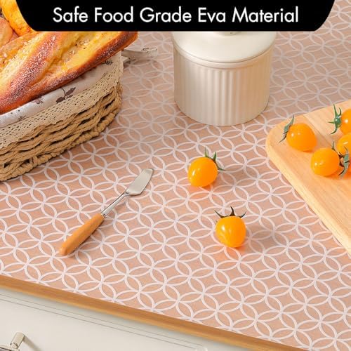 Cooyes Shelf Liner for Kitchen Cabinets – Non-Adhesive Drawer Liner