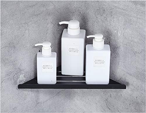 Lavatory Bathroom Corner 304 Stainless Steel Shelf Wall Mount Triangular Shower Corner Shelf,Black