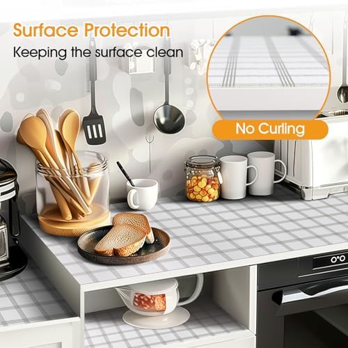 Shelf and Drawer Liner for Kitchen Cabinet Non-Adhesive Non Slip