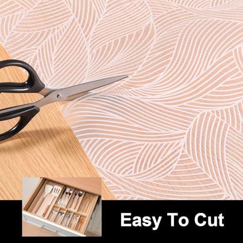 Cooyes Shelf Liners for Kitchen Cabinets Refrigerator Liners Waterproof & Oil-Proof Kitchen Cupboard Liner Drawer Mats EVA Material Non Adhesive Fridge Liner for Shelves