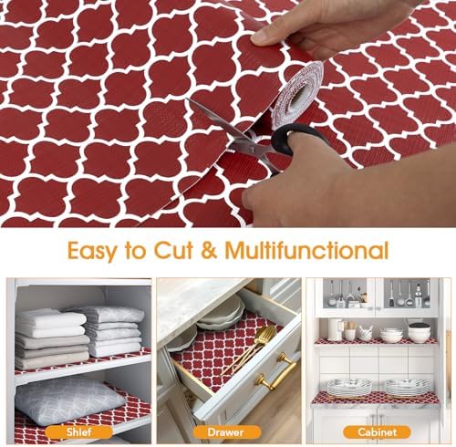Shelf and Drawer Liner for Kitchen Cabinet Non-Adhesive Non Slip