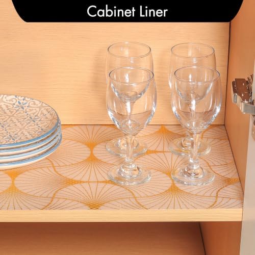 Cooyes Shelf Liner for Kitchen Cabinets – Non-Adhesive Drawer Liner