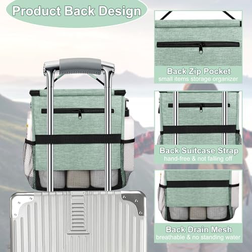 Attmu Mesh Shower Caddy Portable for Dorm Room Essentials, Shower Tote Bag
