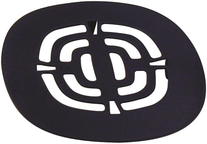 Westbrass A316-12 4-1/2" OD Brass Snap-in Shower Strainer Grid Drain Cover, Oil Rubbed Bronze