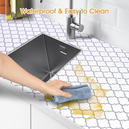 Shelf and Drawer Liner for Kitchen Cabinet Non-Adhesive Non Slip