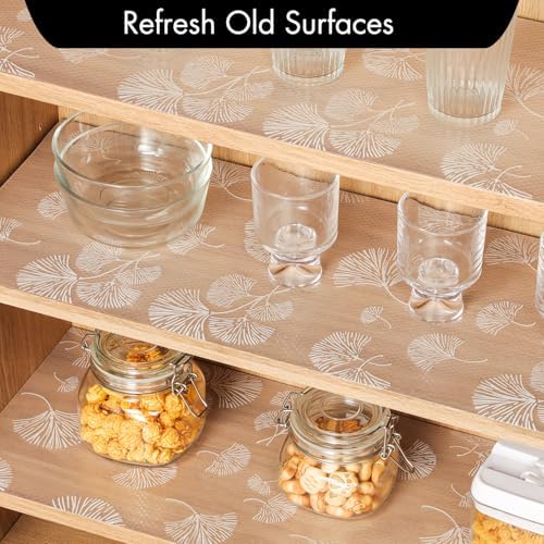 Cooyes Shelf Liner, Non Adhesive Drawer and Cabinet Liner