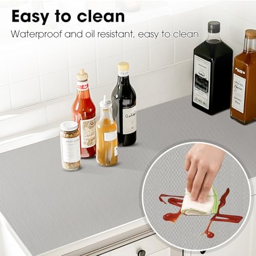 Drawer and Shelf Liner for Kitchen Cabinets, 12IN X 10FT