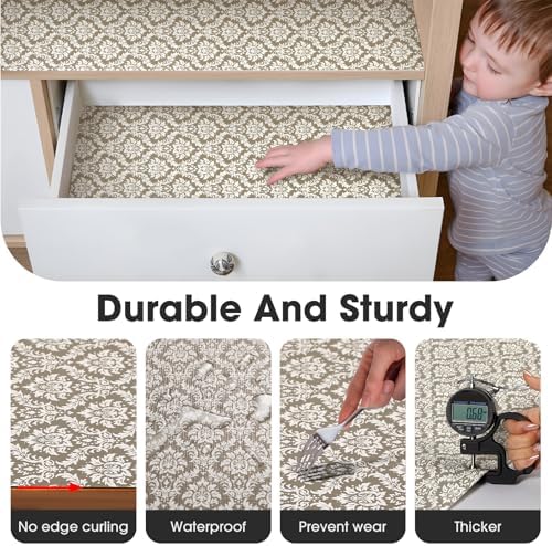 Drawer and Shelf Liner for Kitchen Cabinets, 12IN X 30FT