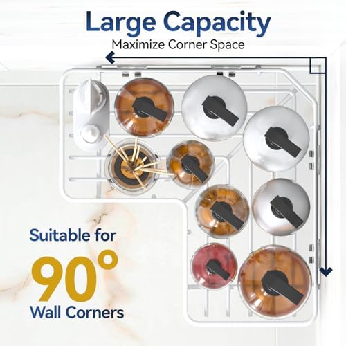YASONIC Corner Shower Caddy Adhesive, 100% Rustproof Shower Organizer with Soap Holder, No Drill Shower Shelf for Inside Shower, Wall-Mounted Shower Storage for Homes (3 Pack, White)