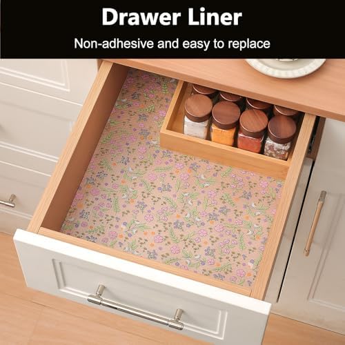 INNOLITES Shelf Liner for Cabinet, Non Adhesive Drawer & Fridge Liner