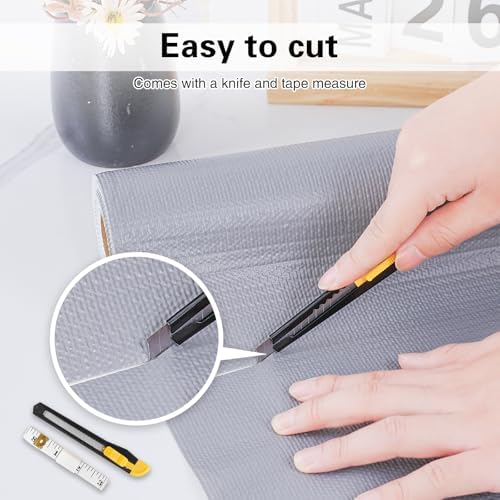 Drawer and Shelf Liner for Kitchen Cabinet Non-Adhesive 18in x 30FT