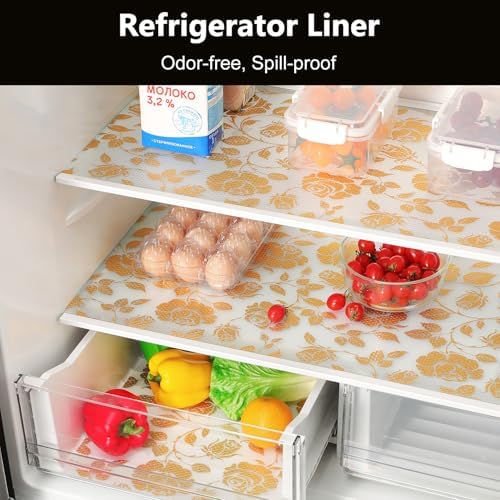 INNOLITES Shelf Liner for Kitchen Cabinets, Non-Adhesive Drawer Liner
