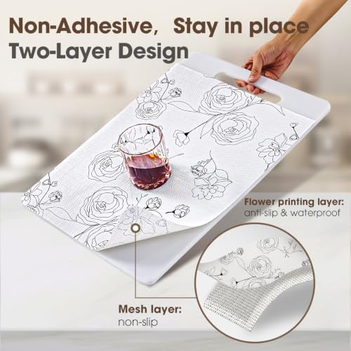 Drawer and Shelf Liner for Kitchen Cabinets, 12IN X 10FT