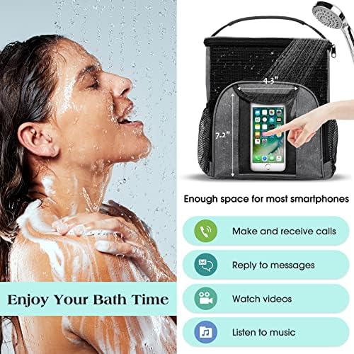 Attmu Mesh Shower Caddy Portable Dorm Room Essentials, Toiletry Tote Bag