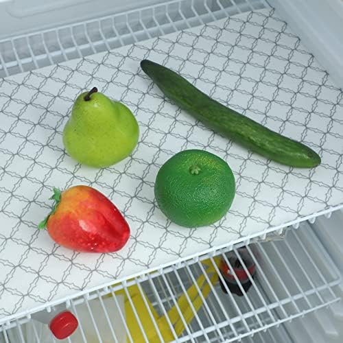 Amyhill 10 Pcs Refrigerator Liners Absorbent Fridge Shelf Mats, Stylish