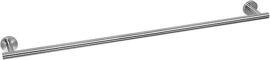 HITSLAM Brushed Nickel 30 Inch Towel Bar for Bathroom, SUS304 Stainless Steel Bathroom Towel Rack Wall Mounted, Modern Home Decor Bath Towel Holder with Hardware Accessories (Total Length 31.6 Inch)