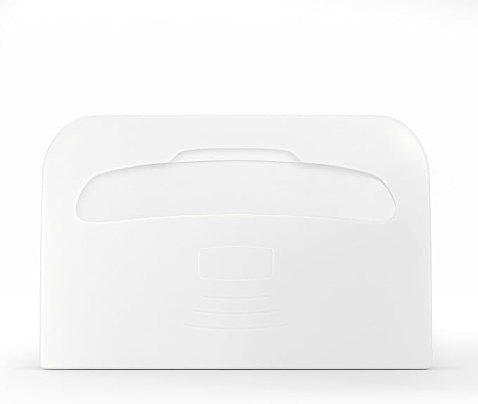 Commercial Toilet Seat Cover Dispenser Wall Mount, White Half-Fold Toilet Seat Cover Holder for Bathroom/Restroom