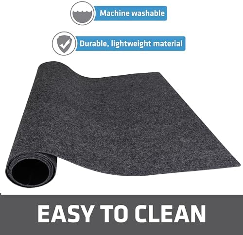 Drymate Premium XL Under Sink Mat, Waterproof Liners, 24”x59”, Charcoal